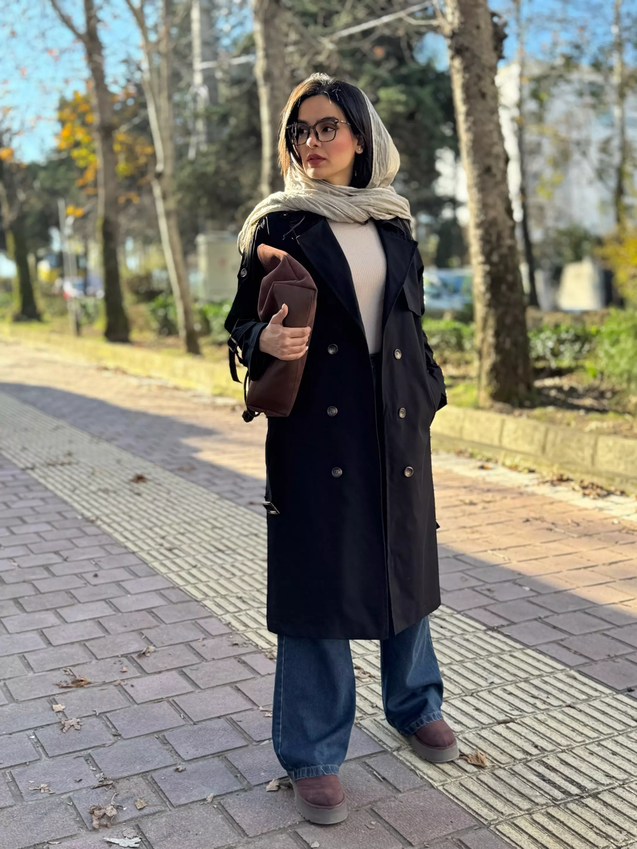 ترنچ کت بارانی آستردار شیدا